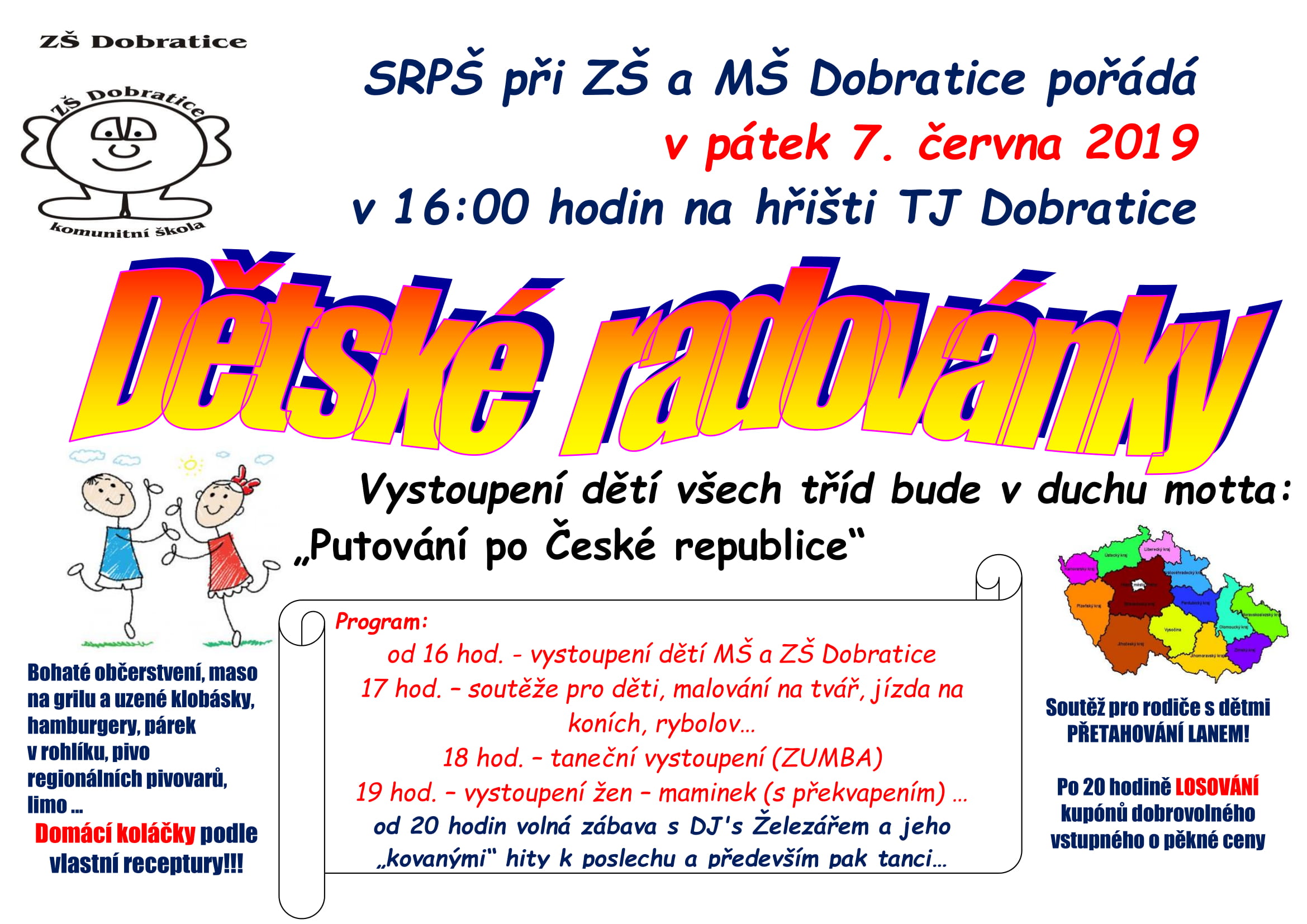 Detske Radovanky V Patek 7 Cervna 2019 Areal Hriste Tj Dobratice Obec Dobratice